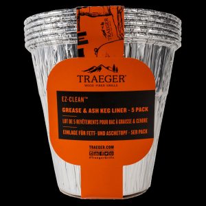 EZ-Clean Grease & Ash Keg Liner - 5 Pack