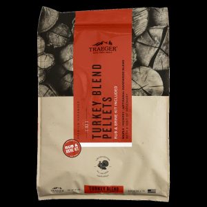 Turkey Blend Wood Pellets with Brine & Rub Kit